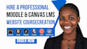 setup talentlms, do canvas lms, moodle and custom online course website design