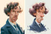 create unique and funny caricature art