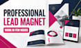 create a modern lead magnet e book layout