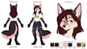 create a custom furry reference sheet for your fursona
