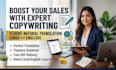 be your expert copywriter and translator