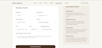 a modern restaurant or cafe website with online menu