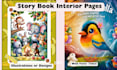designed  storybook illustrations  ai generator images
