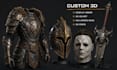 create 3d cosplay, halloween mask and 3d props