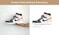 do product image background removal and professional photoshop editing