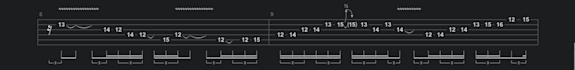 write accurate tabs for guitar solos