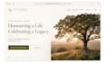 build wix funeral celebrant website squarespace memorial ceremony website