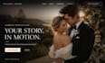 buiid wix wedding videographer website squarespace cinematic wedding website