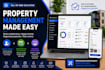 build a property maintenance request, scheduling and management system