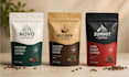 design coffee packaging, coffee bag, coffee pouch and label