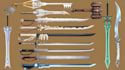 create weapon design and illustration