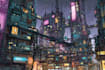 create stunning sci fi city art for your project