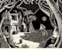 design a custom linocut print illustration