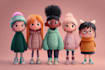 design cute cartoon characters