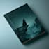 create cinematic dark fantasy book cover design