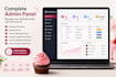 build a cake and pastry website with online ordering, admin