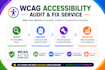 do wcag website accessibility audit and ada compliance