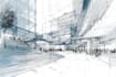 draw an architectural sketches of building illustrations
