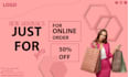 design ecommerce banner design and restaurant menu design