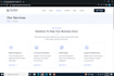 develop a modern responsive react website