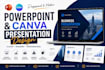 design powerpoint and canva presentations