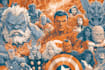 draw powerful superhero characters and action comic scenes