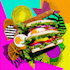 create eye catching pop art food illustrations