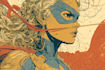 create epic superhero graphic novel art