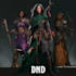 create dnd character design, concept art and illustration