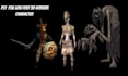 create ps1 ps2 psx low poly horror character low poly 3d creepy model for game