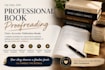 proofread your book for grammar, spelling and punctuation
