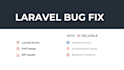 fix laravel bugs, PHP errors and backend issues
