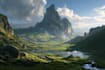 do fantasy landscape illustrations
