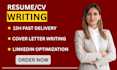 write an ats optimized professional resume and CV