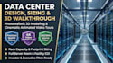 do data center design sizing 3d modeling and animated walkthrough