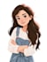create a cute disney cartoon illustration