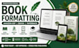 book formatting, amazon KDP, ebook formatting and paperback formatting