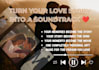 create a romantic anniversary video gift with a custom song