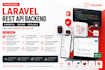 build a laravel rest API backend for your mobile or web app