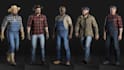 3d character model, character texture, character animation and character rigging