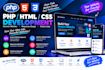 develop a professional PHP HTML CSS website