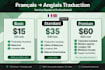 proofread english and french documents professionally