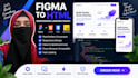 convert figma to responsive HTML CSS landing page