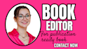 edit your manuscript into a publication ready book