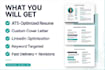 write ats CV resume and cover letter that gets interviews
