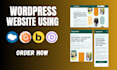 be your wordpress developer for wpbakery, gutenberg, bricks builder