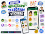 create custom whatsapp and telegram stickers