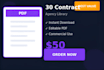 send you 5 professional freelance contract templates in PDF