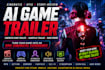 create cinematic game trailer for rpg action fantasy horror and sci fi games