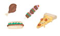create cute kawaii sticker illustrations
